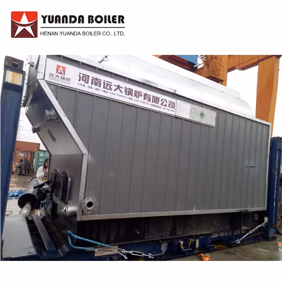 Caldeira a vapor de combustível sólido de madeira de bagaço